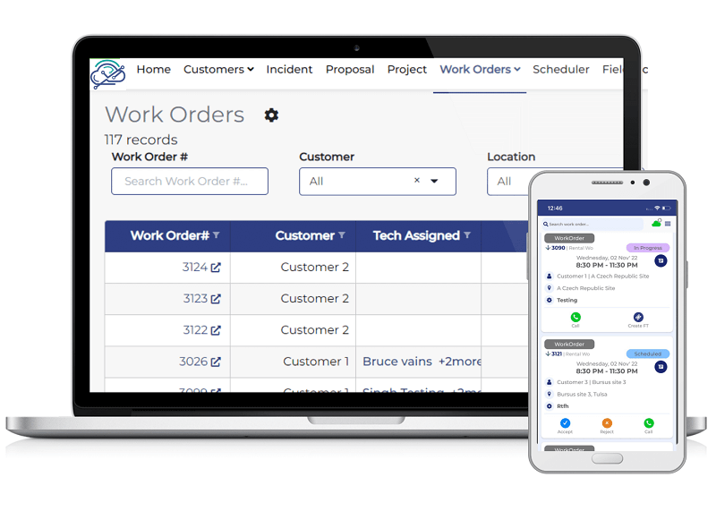 Work Order Management Product